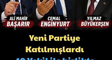 Yeni Parti’den 10 Vekil İstifa